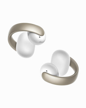 Soundcore AeroClip open-ear buds for comfortable all-day wear and ambient awareness.