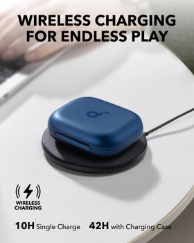 Soundcore AeroFit 2 IP55 protection against dust and water splashes.