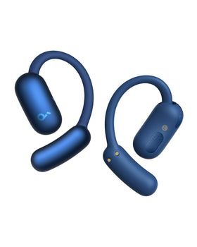 Soundcore AeroFit 2 open-ear headphones with breathable, comfortable wear for all-day listening.