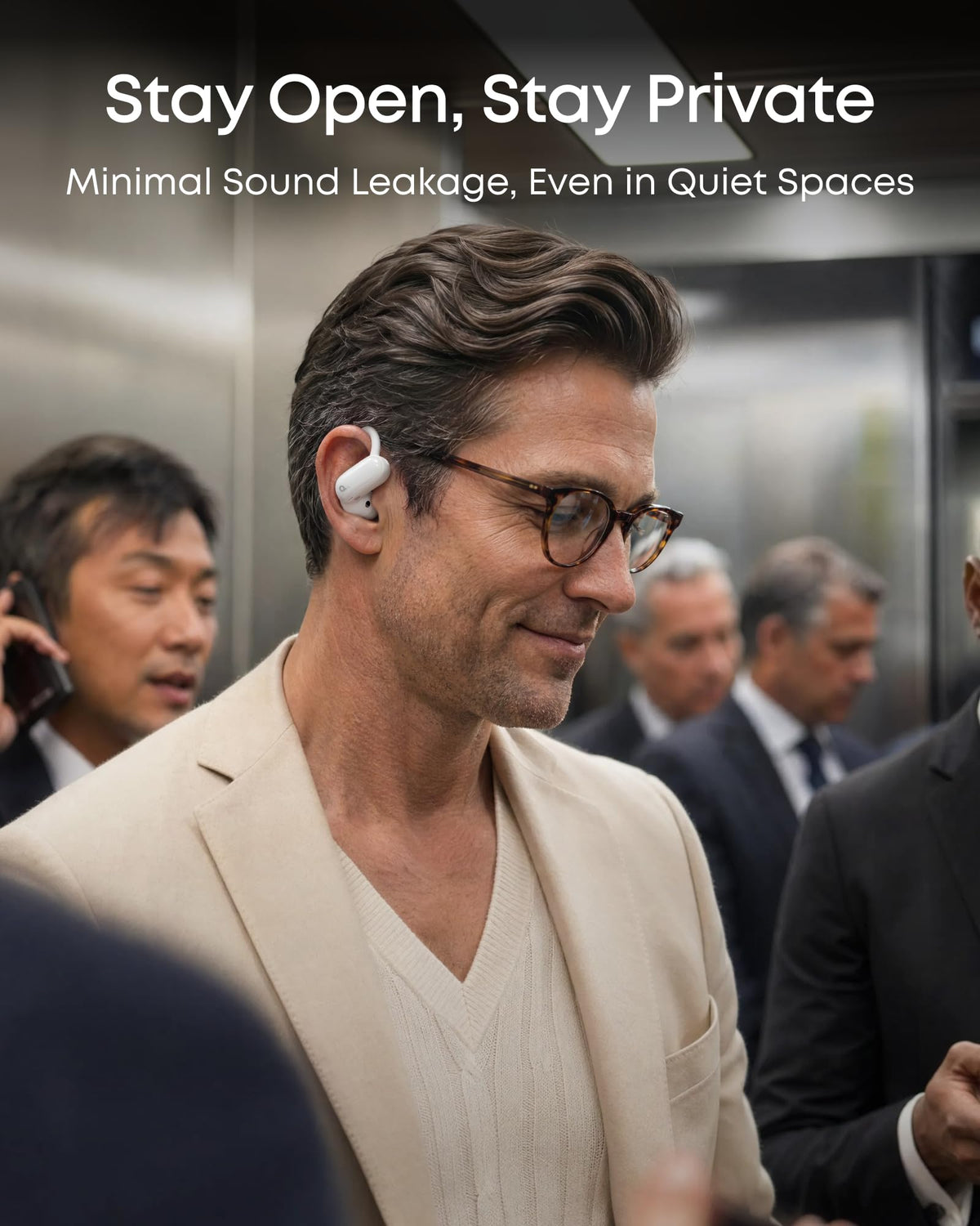 Soundcore AeroFit 2 Pro delivers 360° spatial audio for immersive listening.