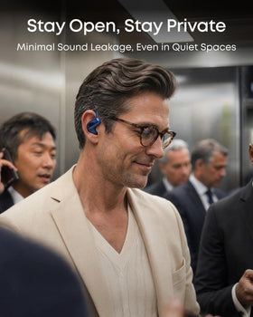 Soundcore AeroFit 2 Pro 4-mic AI Clear Calls for crisp conversations.