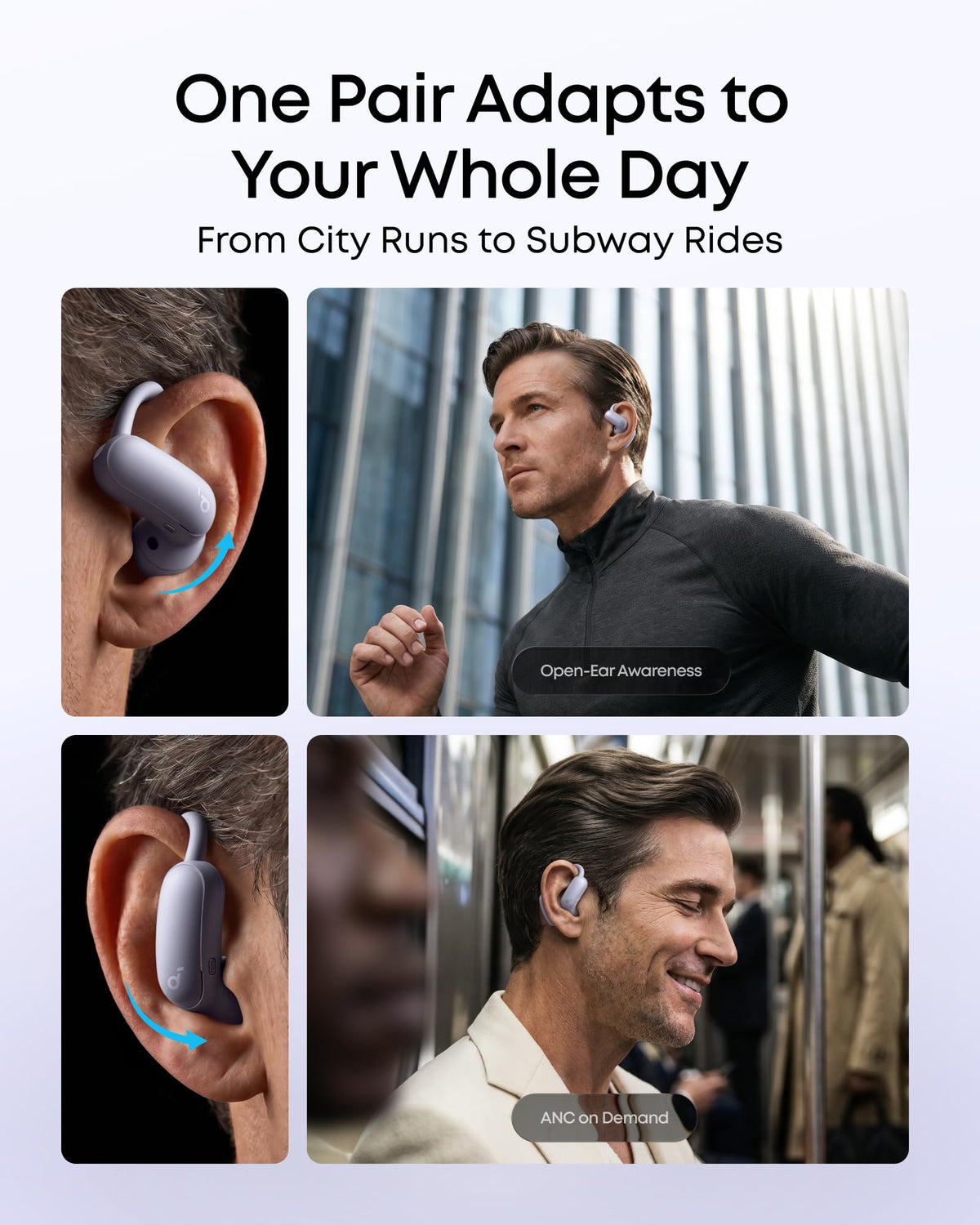 Soundcore AeroFit 2 Pro LDAC Hi-Res audio for rich detail.