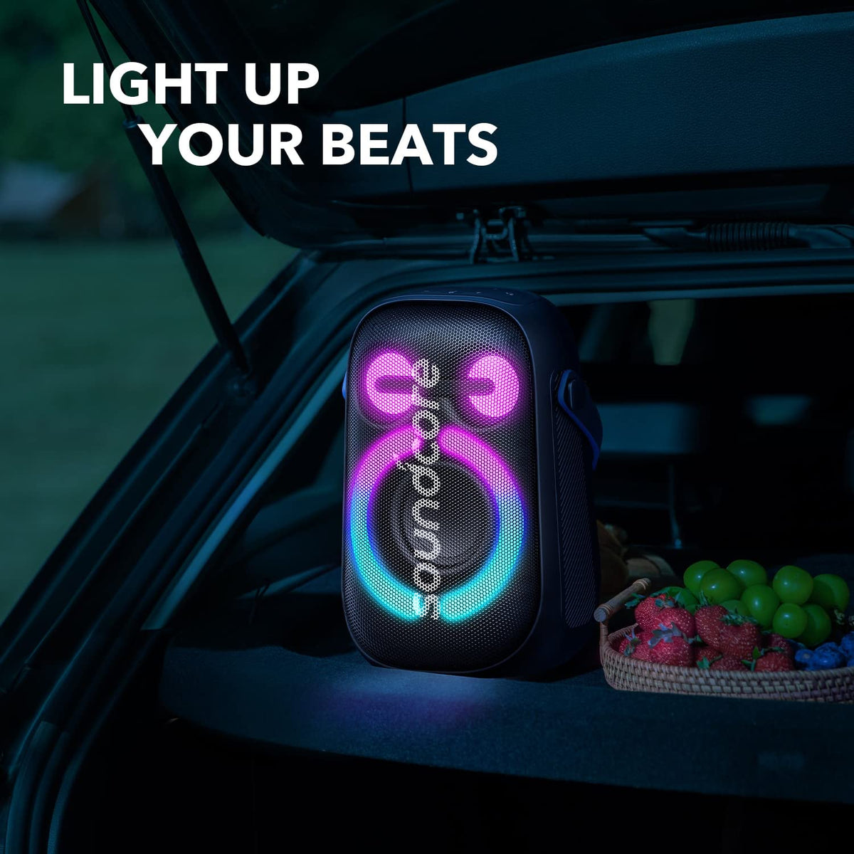 Soundcore Rave Neo 2 18-hour playtime keeps the party going all day.