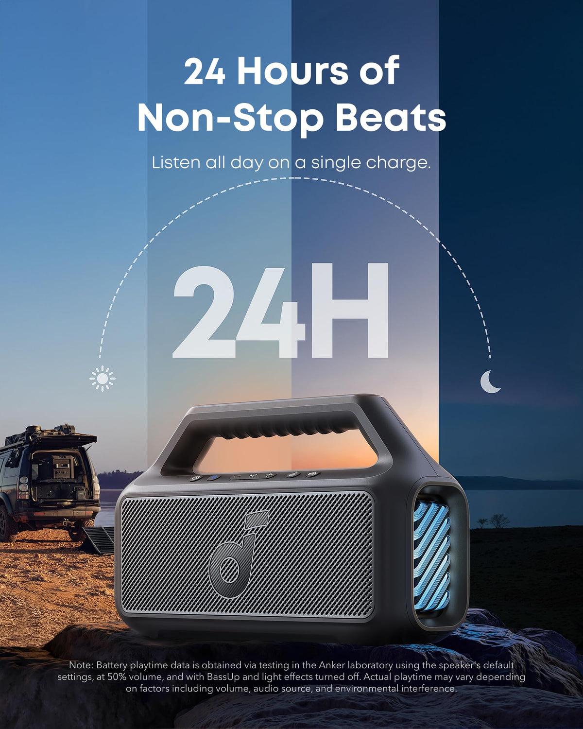 IPX7 waterproof Boom 2 supports poolside listening and rain sessions.