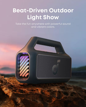Soundcore Boom 2 USB-C charging supports quick top-ups during trips.
