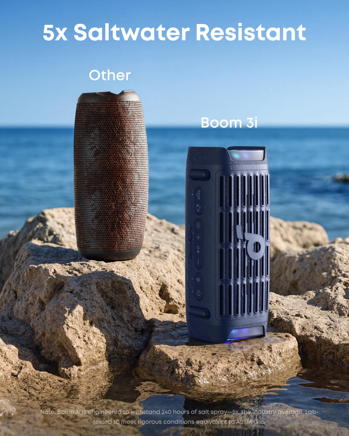 Soundcore Boom 3i delivers deeper bass with BassUp 2.0.