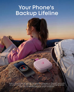 Soundcore Boom Go 3i emergency charging for your phone on the go.