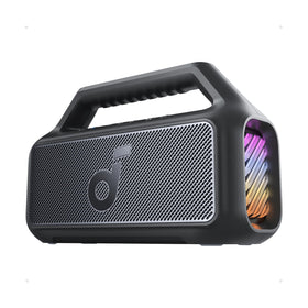 Soundcore Boom 2 outdoor speaker in sunlight, portable party-ready