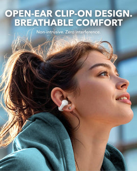 Soundcore C30i clip-on design secures a stable fit during daily activities