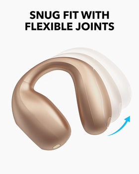 Soundcore C40i attachable ear grips displayed for secure workout fit
