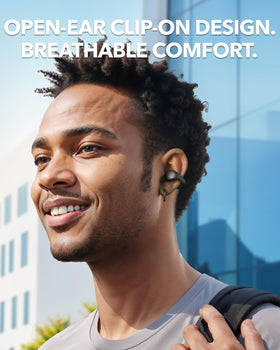 Soundcore C40i side profile highlighting flexible joint and durable materials