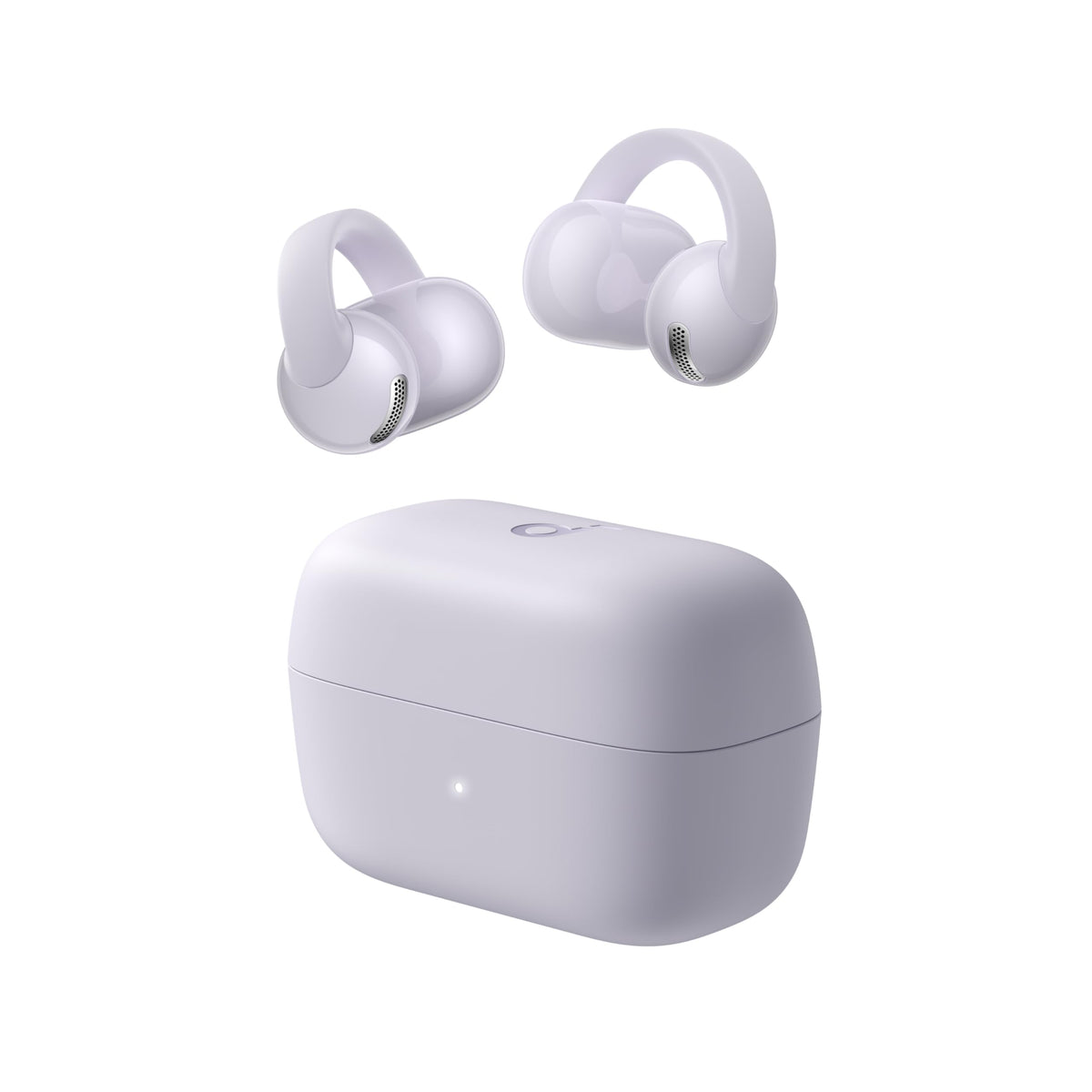 Soundcore C50i front view showing clip-on fit and comfortable design benefits