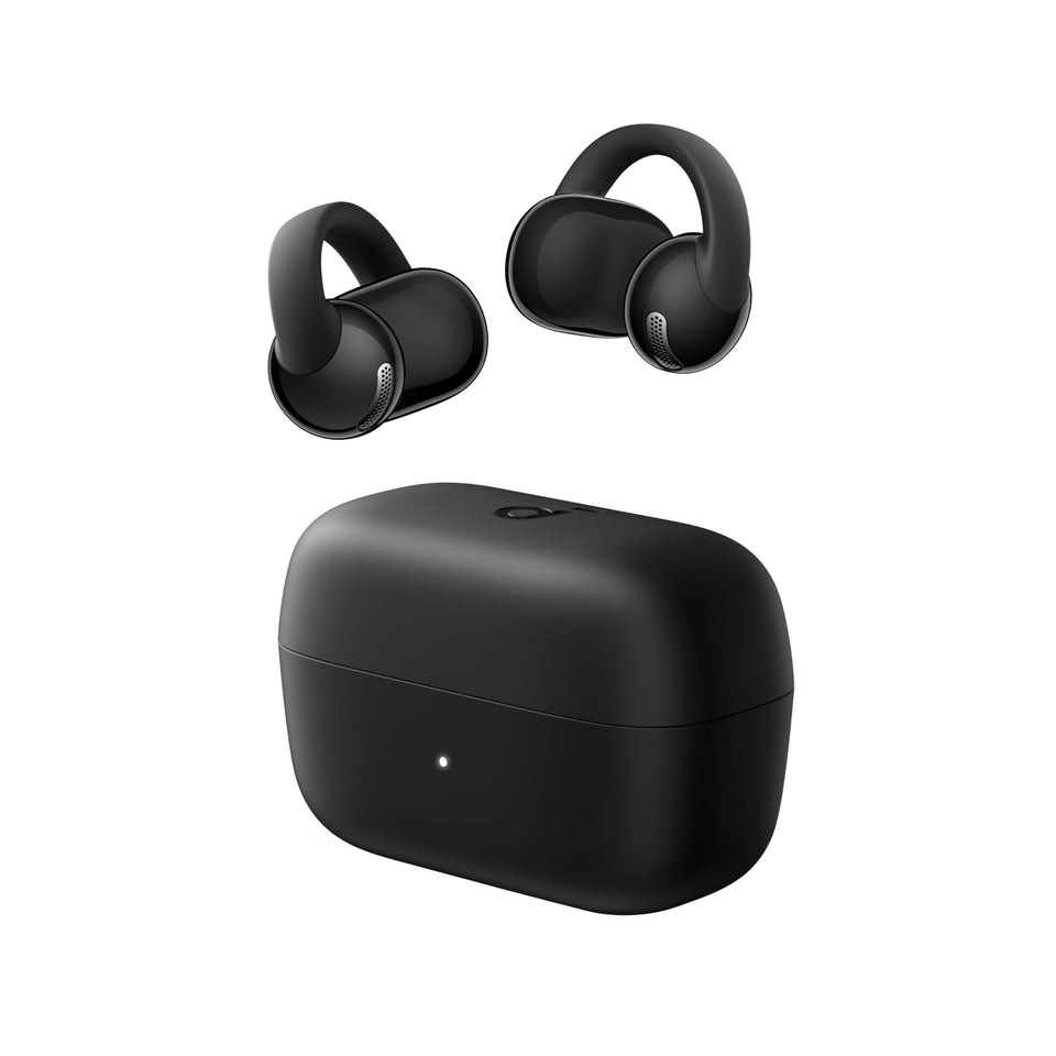 Soundcore C50i front view showing sleek clip-on design and compact profile for comfort