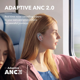 Soundcore Liberty 4 NC case open with earbuds inside