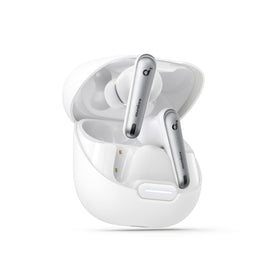 Soundcore Liberty 4 NC earbuds charging case with wireless charging for travel.