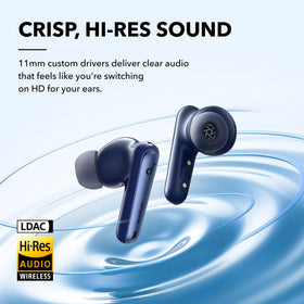 Soundcore Liberty 4 NC IPX4 symbol indicating sweat and splash resistance.