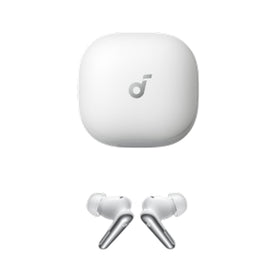 Soundcore Liberty 4 Pro adaptive noise cancellation visual in varied surroundings.