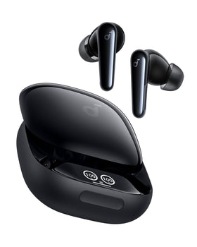 Soundcore Liberty 4 Pro case charging powers earbuds on the go for longer listening.