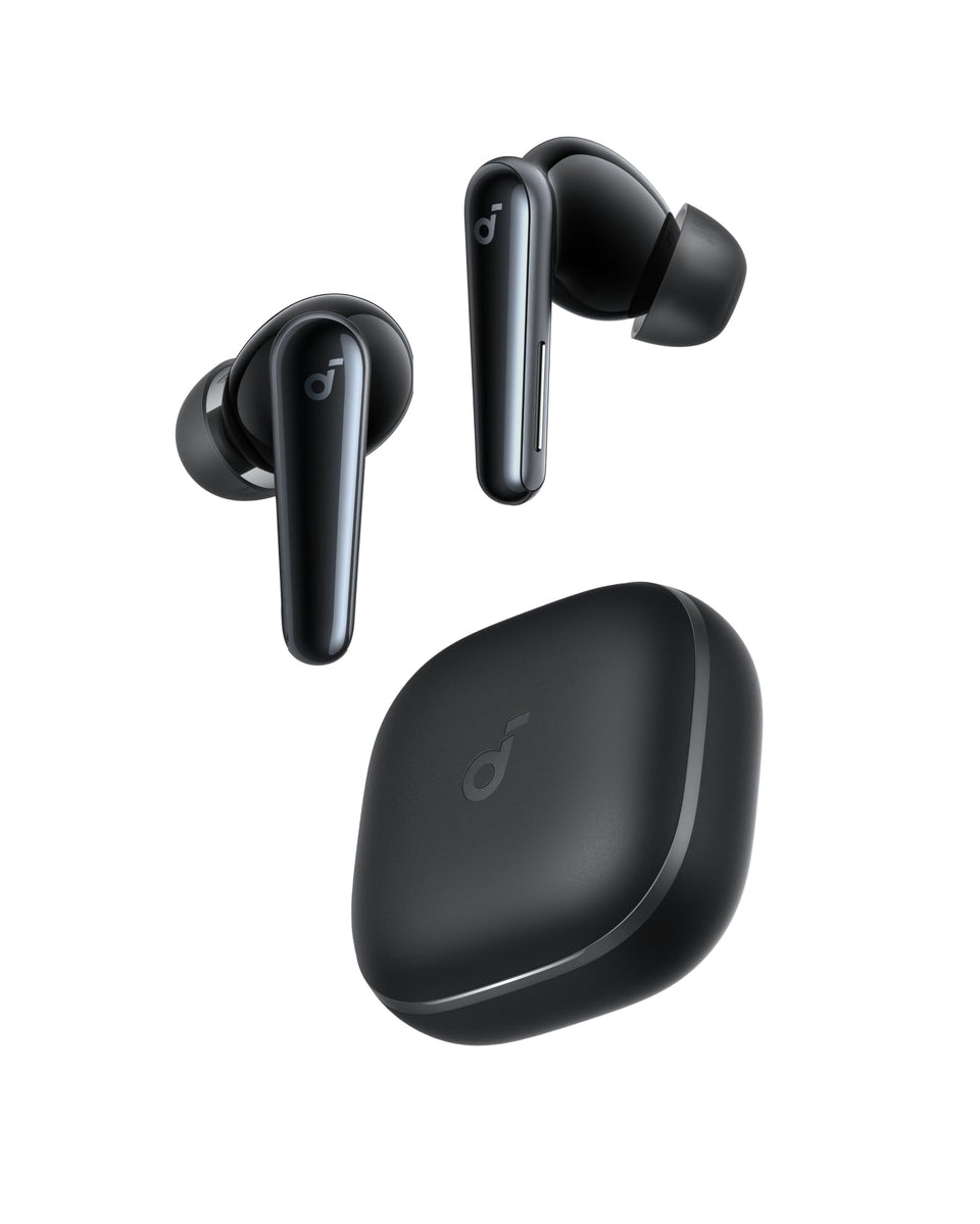 Soundcore Liberty 5 earbuds with ANC reduce ambient noise for focused listening on the go.