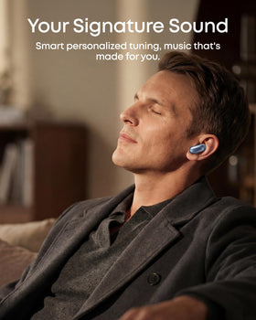 Soundcore Liberty 5 Pro AI chip close-up highlights intelligent processing.