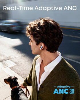 Soundcore Liberty Buds translation feature enabling real-time conversations.