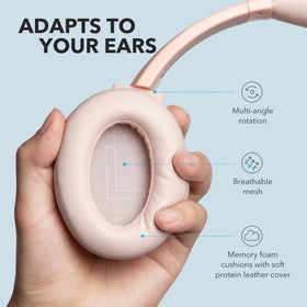 Soundcore Life Q20 hybrid ANC with multiple mics reduces ambient noise.