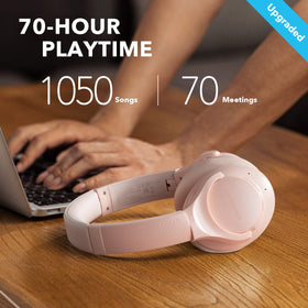 Soundcore Life Q20 with ANC mics reduces background noise for focused work