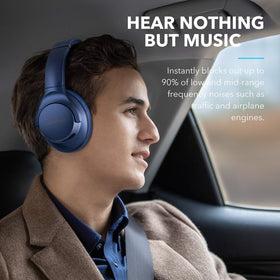 Soundcore Life Q20 headband foam detail highlighting cushioned support.