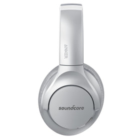 Soundcore Life Q20 memory foam ear cups image emphasizing comfort.