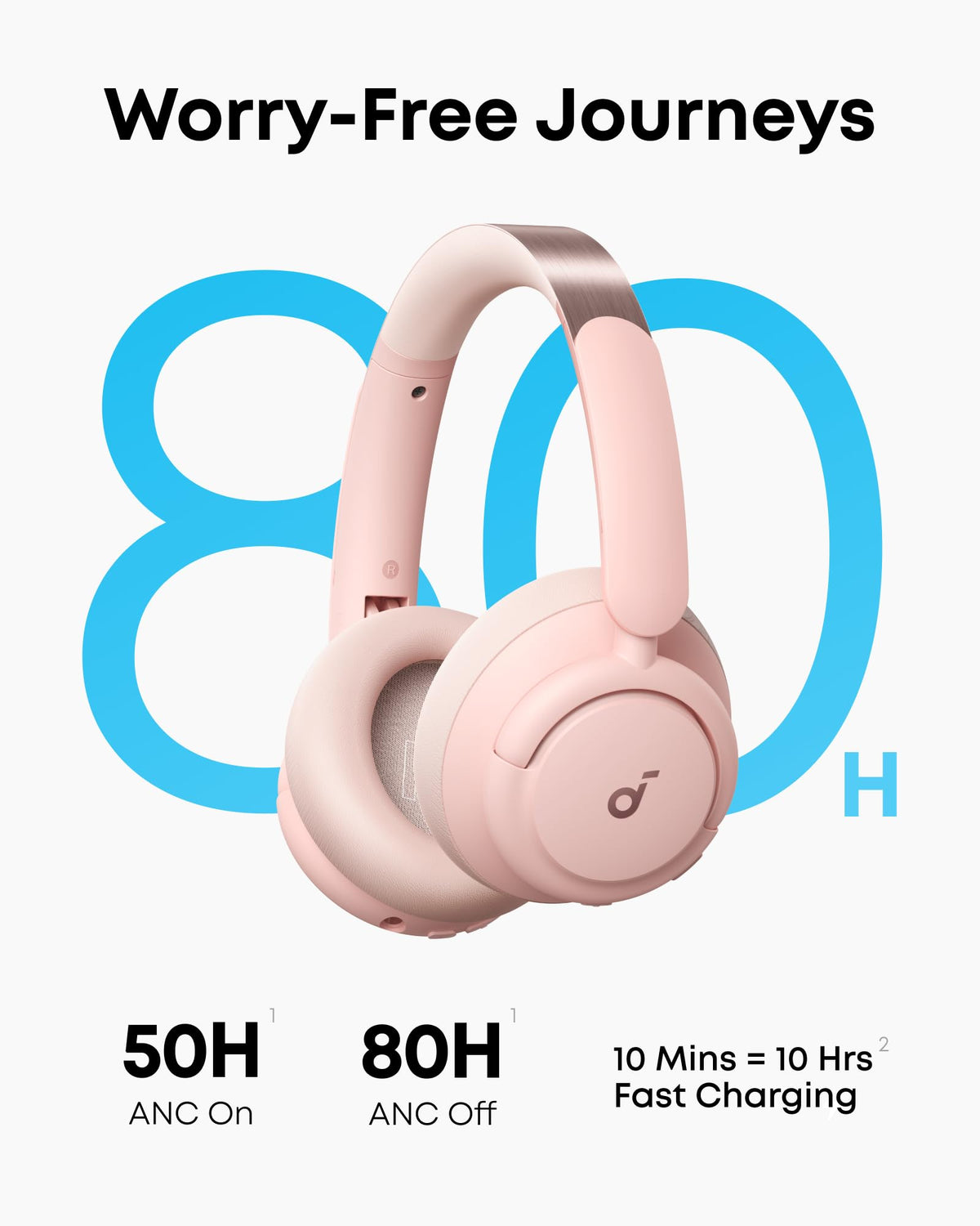 Soundcore Life Q30 40mm driver delivers deep bass and clarity