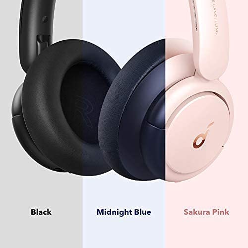 Soundcore Life Q30 lifestyle commute scene showing ANC blocking noise for focus