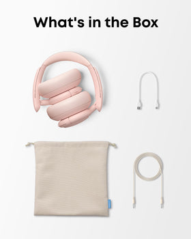 Soundcore Life Q30 soft earcups provide comfortable all-day wear