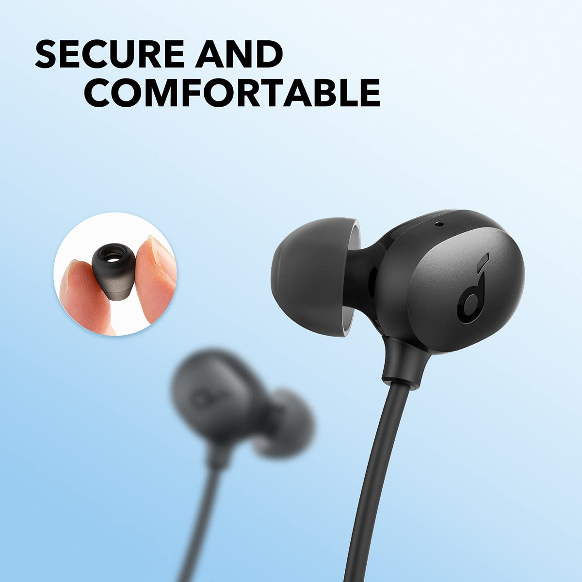 Soundcore Life U2i folded flat for travel, compact storage and portability benefit