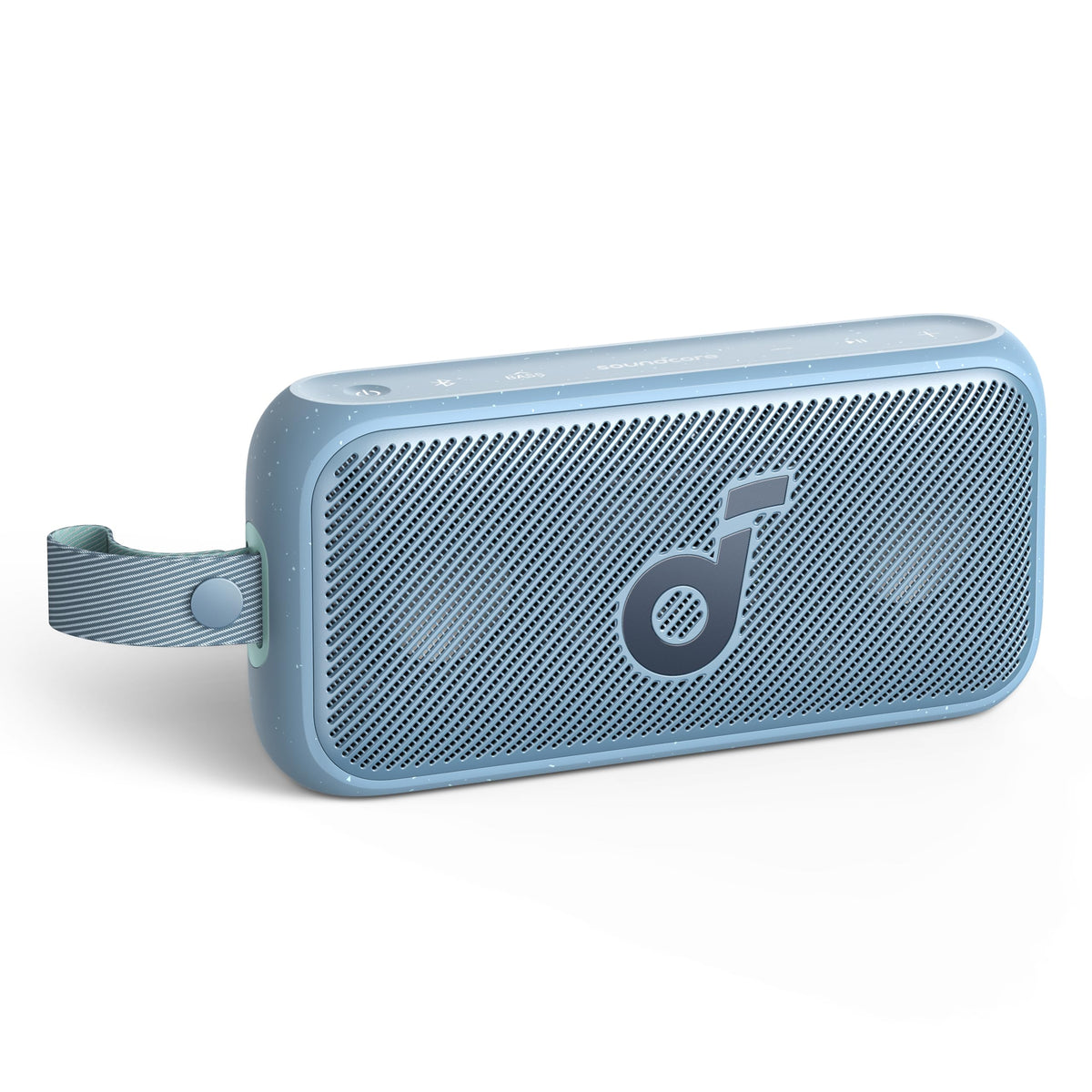 Soundcore Motion 300 front view, compact form with bold 30W stereo sound for on-the-go listening
