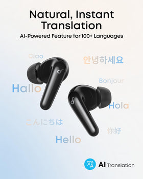 Soundcore P31i worn in ear during commute for comfortable fit and focus