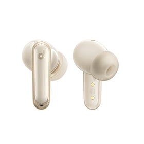 soundcore P40i next to coin size comparison showing compact portable design