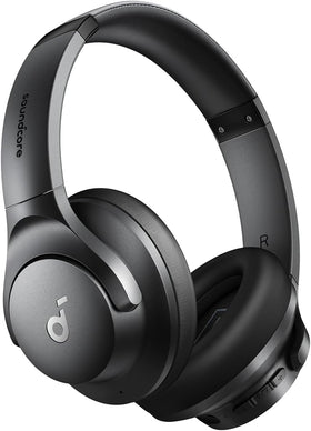 Soundcore Q20i front view showing over-ear design and brand comfort
