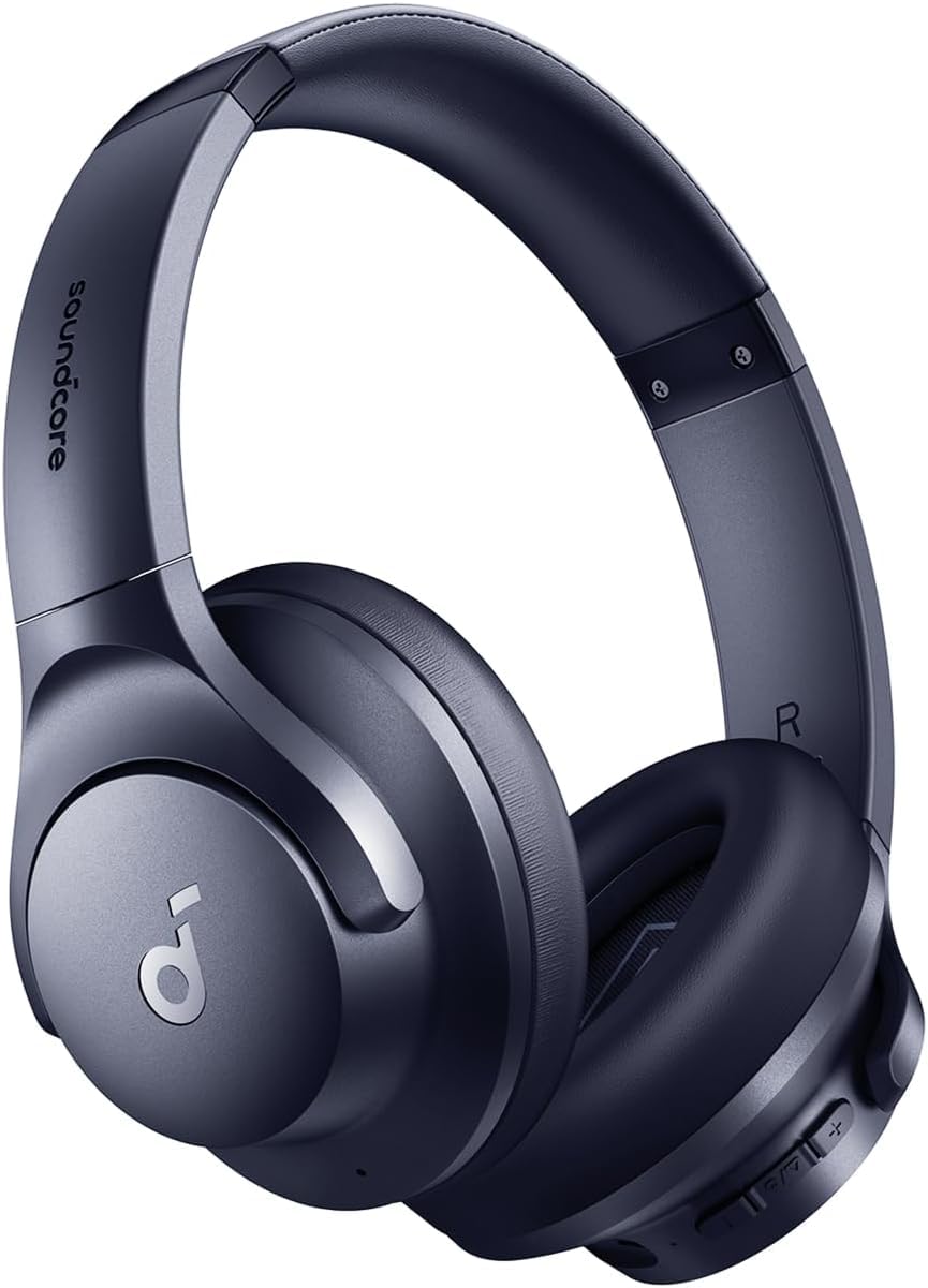 Soundcore Q20i front view headphones showing sleek design and comfort