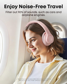 Soundcore Q20i folded side profile showing portability and easy storage benefit