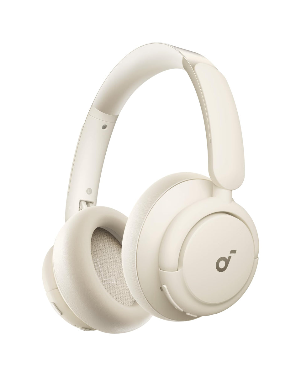 Soundcore Q30 front view showing earcups and logo, demonstrating premium build and comfort