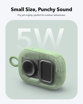 Soundcore Select 4 Go floating on pool water highlighting floatable safety