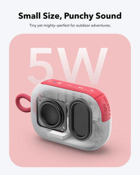 soundcore in-hand scale shot showing portability and travel-ready benefit