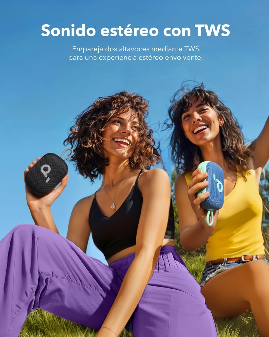 Soundcore Select 4 Go ideal for showers, camping, and beach trips.