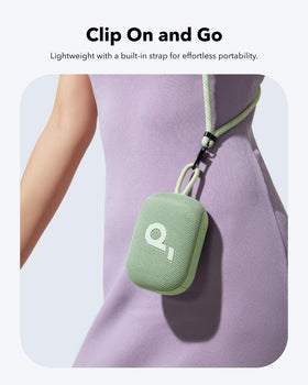 Soundcore Select 4 Go paired with smartphone showing wireless connection ease
