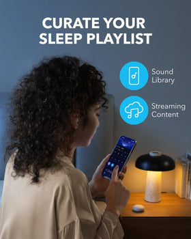 Soundcore Sleep A20 case illustrating 80-hour playtime boost.