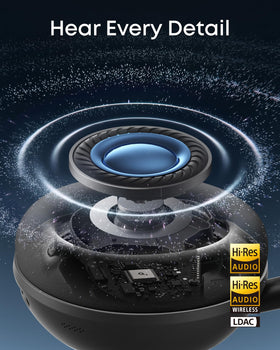 Soundcore Space 2 40mm drivers deliver crisp highs and strong bass.
