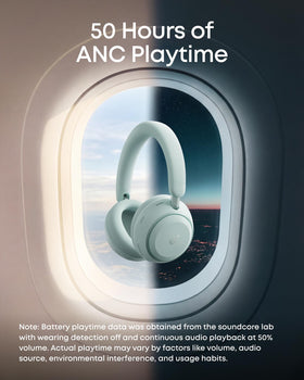Soundcore Space 2 battery indicator signaling long listening ahead