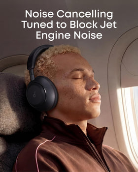 Soundcore Space 2 ergonomic headband and memory foam cushions for long-wear comfort.
