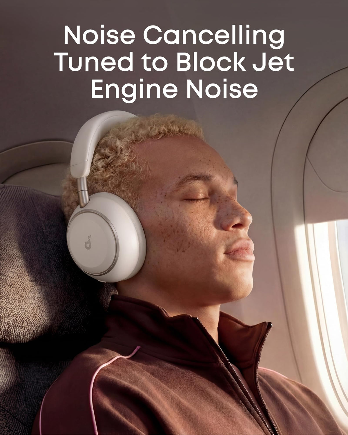 Soundcore Space 2 active noise cancelling ear cushions block ambient noise.