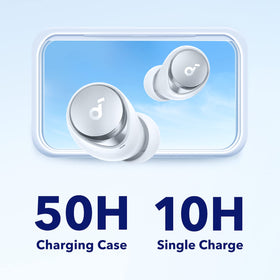 Space A40 charging case with status light for on-the-go charging